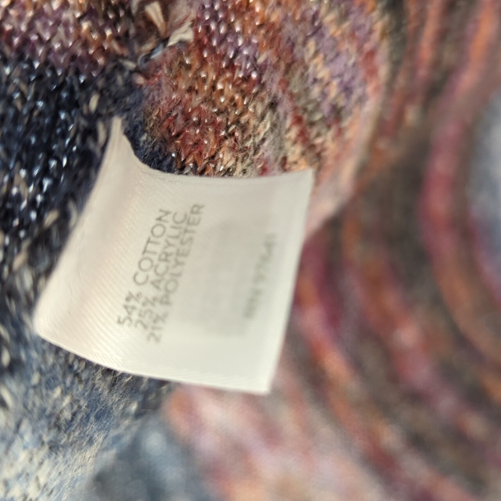 J. Jill - Cotton Striped Space Dyed Duster Sweater - Picture 7 of 10